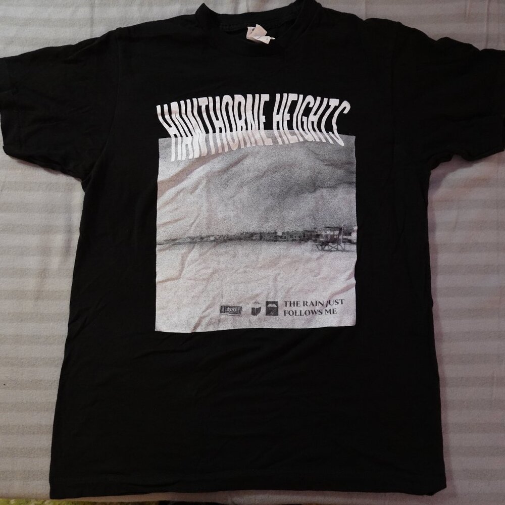 UNISEX Sz M - Hawthorne Heights "Rain Just Follows Me" Tee - Excellent Condition